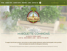 Tablet Screenshot of mqtfarmersmarket.com